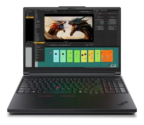 Lenovo ThinkPad P16 G3 schwarz / Notebook / 16" WUXGA / Intel Core Ultra 9 275HX / 64 GB / 1 TB SSD / RTX 2000 8 GB / Windows 11