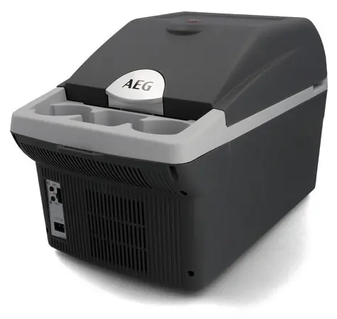 AEG BK16 schwarz / Thermoelektrische Auto-Kühlbox mit Heizfunktion / 16 Liter / 12 V/230 V / Kühlen und Heizen