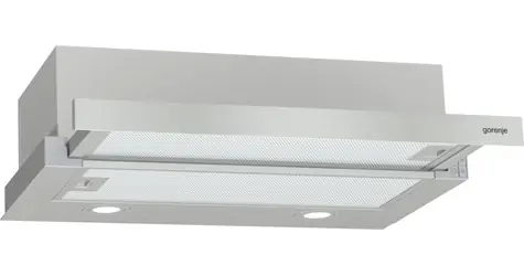 Gorenje TH62E4X Edelstahl / Dunstabzugshaube / Ausziehbar / 60 cm / 450 m/h / 71 dB