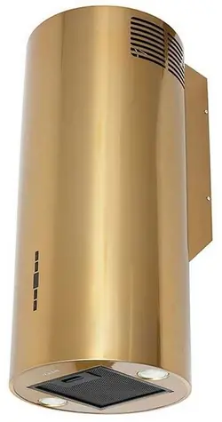 Maan Elba2 W731 glänzend gold / Dunstabzugshaube / Kamin / Durchmesser 310 mm / Fernbedienung / Energieeffizienzklasse C