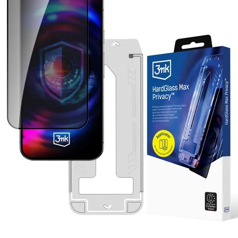 3MK HardGlass Max Sichtschutzglas / Schutzglas / Samsung Galaxy A26 5G / Sichtschutzfilter