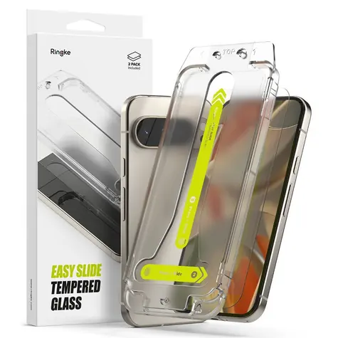 Ringke Easy Slide / Schutzglas / Google Pixel 9, Pixel 9 Pro / 2 Stück