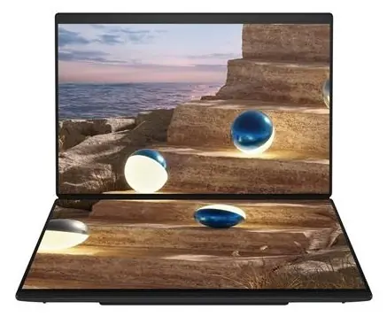 Asus Zenbook Duo grau / Notebook / 14" 2,8K OLED T / Ultra X9 378H / 32 GB / 1 TB SSD / W11P