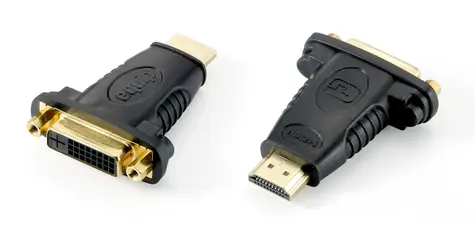 HDMI-DVI-I- Equip schwarz / Adapter / Bidirektional / max. 1920x1200