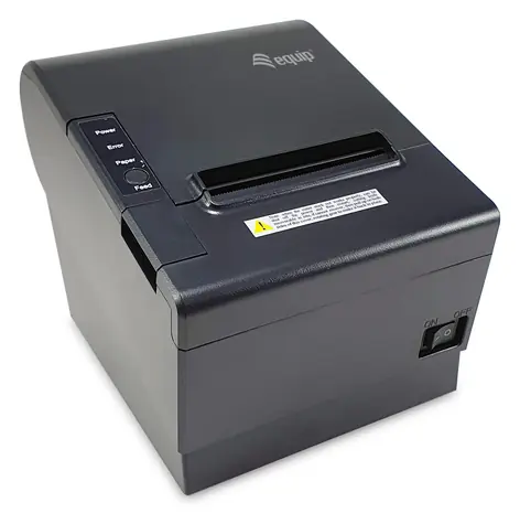Equip 80 mm Schwarz / POS-Drucker / USB / Bluetooth / WLAN / Schneideplotter / 203 dpi