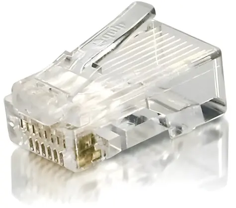 RJ45- Equip / Cat6 / ungeschirmt / vergoldete Kontakte / 100 Stück