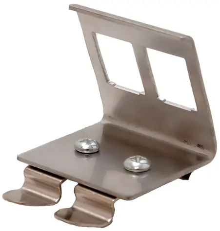 Xtendlan 2x Keystone DIN-Schienenhalterung / Adapter / 2 Anschlüsse / DIN-Schiene