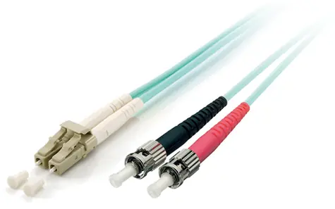 Equip -ST Türkis / Optisches Patchkabel / Multimode OM3 / Duplex / 3 m