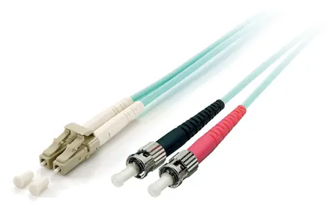 Equip -ST Türkis / Optisches Patchkabel / Multimode OM3 / Duplex / 15 m