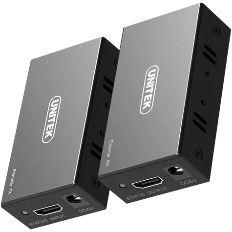 Unitek HDMI-Extender / Extender / CAT6 / 60 m