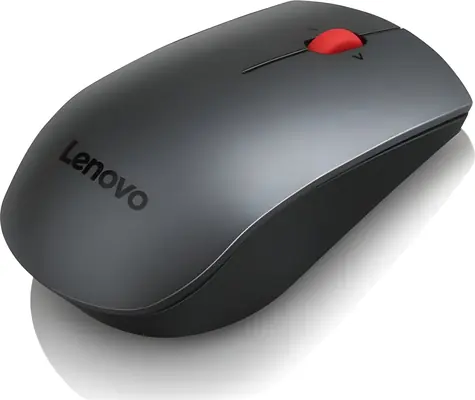 Lenovo Professional graue kabellose Maus mit Laser, 1600 DPI, USB-Anschluss und 5 Tasten