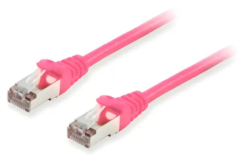 Equip Cat6A S/FTP pink / Patchkabel / RJ45-RJ45 / 2 m / LSZH / PoE+