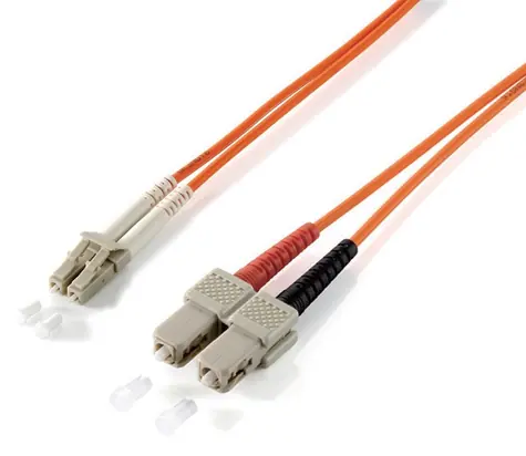 Equip Kabel LC-SC OM1, 3M, orange / Patchkabel / Multimode / Duplex / LSZH-Mantel