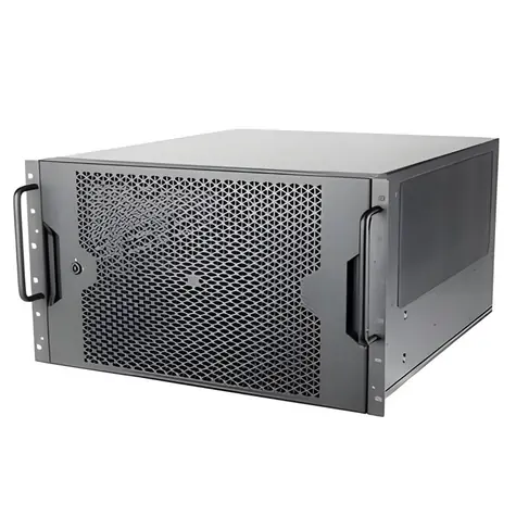 Silverstone SST-RM61-312 schwarz / Servergehäuse / 6 HE / E-ATX / 12x Hot-Swap 3,5" / USB-C
