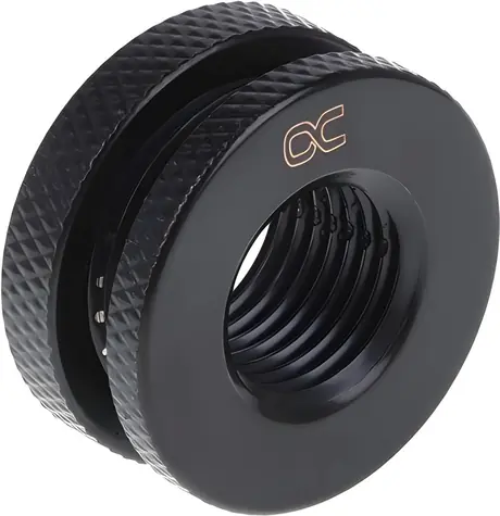 Alphacool / G1/4 Tülle / schwarz / kurze Ausführung / Messing