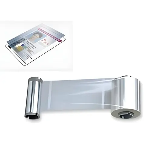 ZEBRA Laminierband für ZXP Serie 8/9 / 1 mil / transparent mit Decklack / 625 Karten