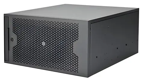 Silverstone RM53-502 schwarz / Servergehäuse / E-ATX, SSI-EEB / 8x Full-Size-Steckplätze / 2x 5,25" / Kühlung bis zu 360 mm