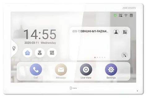 HIKVISION DS-KH9510-WTE1(B) / IP-Heimmonitor / 10"-Touchscreen / Android / WLAN / PoE