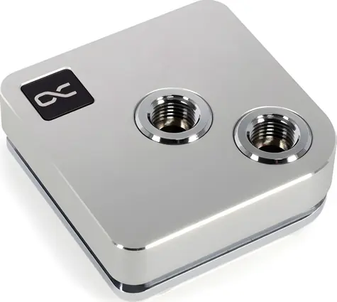 Alphacool Core 1 Silber / CPU-Wasserkühler / Intel 1700, AMD AM4/AM5 / G1/4"