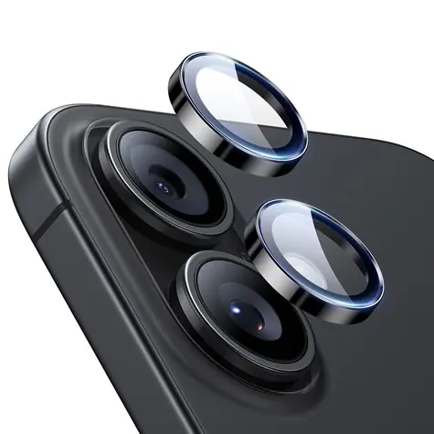 ESR Armorite Schwarz / Kameraschutzglas / Apple iPhone 16, 16 PLUS, 17