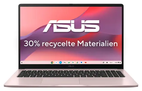 Asus Chromebook CM1505CM4A pink / Notebook / 15,6" FHD / MediaTek Kompanio 540 / 8 GB / 128 GB eMMC / ChromeOS