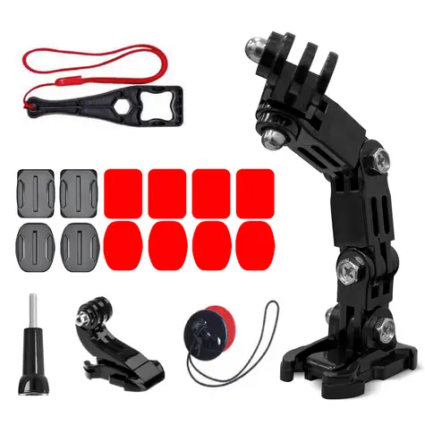 Hurtel Helm-Kinnhalterung/Halterung/ GoPro, DJI, Insta360, SJCAM, Eken