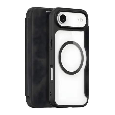 Dux Ducis Skin X Pro schwarz / Hülle / iPhone 17 Air / MagSafe / Brieftasche