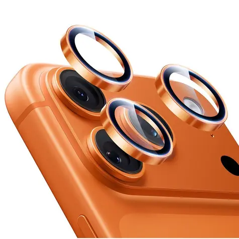 ESR Armorite Orange / Kameraschutzglas / Apple iPhone 15/16/17 Pro, Pro Max