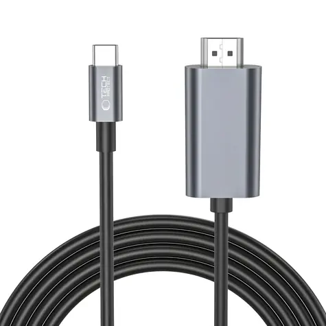 Tech-Protect UltraBoost schwarz / USB-C - HDMI-Kabel / 4K 60Hz / 2 m
