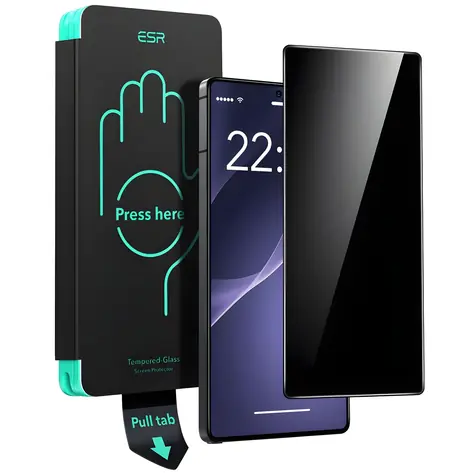 ESR Privacy-Schutzglas für Samsung Galaxy S25 Ultra / Schutzglas / Sichtschutzfilter
