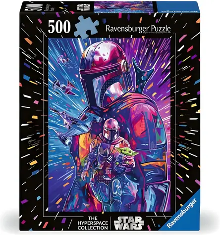 Ravensburger Puzzle Star Wars Hyperspace: Mandalorian XXL / 500 Teile / 50 × 70 cm