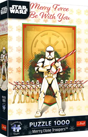 Trefl Puzzle Premium PLUS Star Wars: Fröhliche Klonkrieger / 1000 Teile / 68,3 x 48 cm / für Kinder und Erwachsene