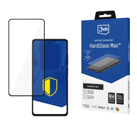 3MK HardGlass Max Schwarz / Schutzglas / Google Pixel 8 5G / Vollflächig verstärkt