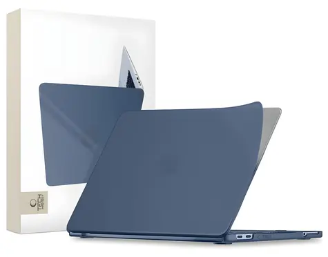 Tech-Protect Softshell-Schutzhülle dunkelblau / Hülle / Apple MacBook Neo 13" / 2026
