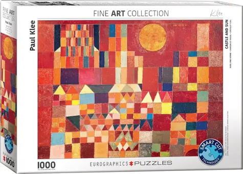 EUROGRAPHICS Puzzle Schloss und Sonne / 1000 Teile / 68 x 48 cm