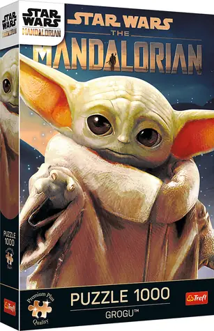 Trefl Puzzle Premium PLUS Star Wars: Mandalorian - Grogu / 1000 Teile / 68,3 x 48 cm / ab 12 Jahren