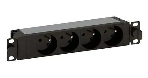 Legrand PDU 10" 4x230V / Verteilerfeld / 1U / 16A / Kabel 1 m