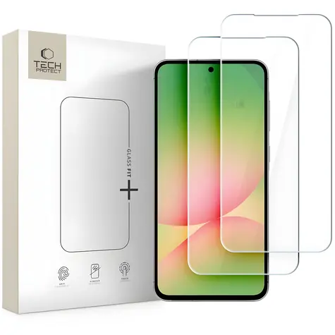 Tech-Protect Glass Fit+ / Gehärtetes Glas / Samsung Galaxy A37 5G/A57 5G / 2 Stück