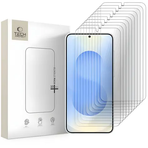 Tech-Protect Panzerglas, 10 Stück für Samsung Galaxy S26 Ultra / Schutzglas / Set mit 10 Stück