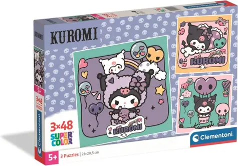 Clementoni Puzzle Kuromi / 3x48 Teile / ab 5 Jahren