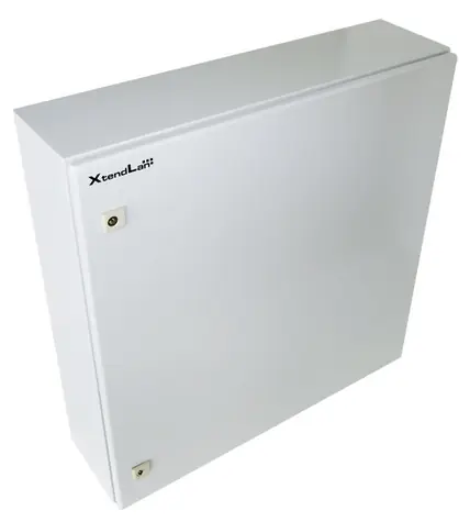 Xtendlan Outdoor-Rack 17U grau / Wandmontage / 19" / Tiefe 210 mm / IP55