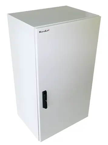 Xtendlan Outdoor-Rack 22U grau / Rack / 19" / Tiefe 450 mm / IP55 / 3-Punkt-Verriegelung