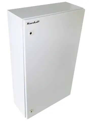 Xtendlan Outdoor-Rack 19" grau / Outdoor-Rack / 22 HE / Tiefe 250 mm / IP55