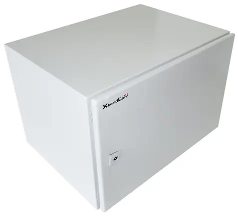 Xtendlan 19" grau / Outdoor-Rack / 9 HE / Tiefe 420 mm / IP55