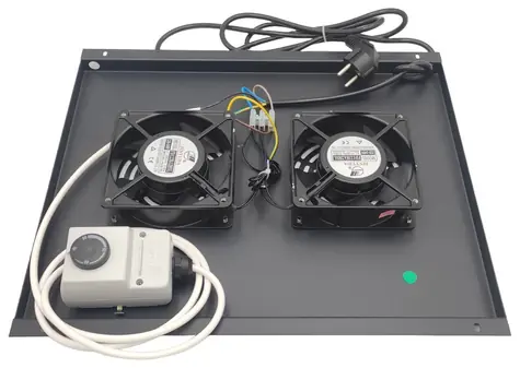 Xtendlan Ventilation ECO 600 mm / Belüftung für den Verteilerschrank / 2x Lüfter / Thermostat