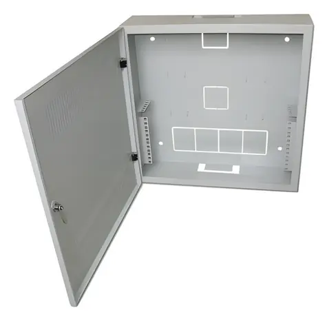 Xtendlan grau / Wandmontage-Rack / 2U+4U / 540×150×550 mm / perforierte Tür