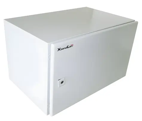 Xtendlan Outdoor-Rack 4U grau / Outdoor-Rack / 19" / Tiefe 360 mm / IP55