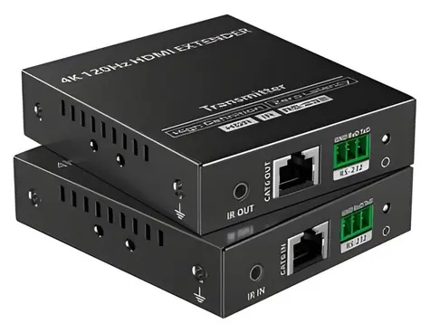 PremiumCord HDMI 2.0-Verlängerungskabel 60 m / Verlängerungskabel / 4K 120 Hz / Cat6/6a/7 / Ein Kabel