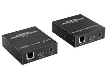 PremiumCord HDMI-Verlängerung 150 m / HDMI-Verlängerung / Unkomprimierte Übertragung / Full HD 1080p / Über IP (LAN) / HDR