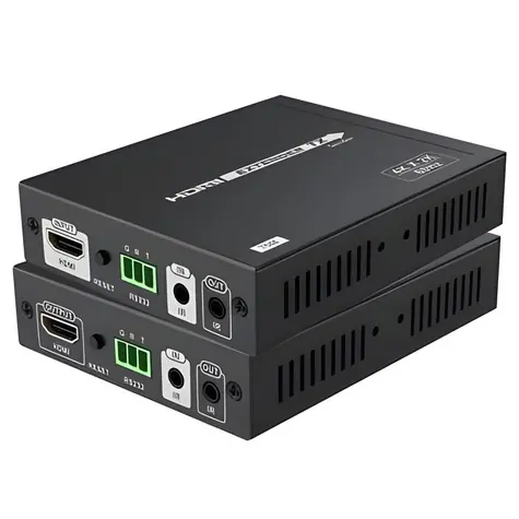 PremiumCord HDMI HDBaseT 2.0-Verlängerungskabel auf 70 m / HDMI-Verlängerung / Ultra HD 4K 60Hz / Cat5e/Cat6